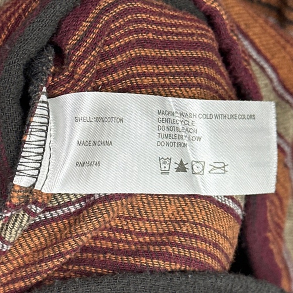Mountain And Isles Shacket Mens Small Aztec Striped Long Sleeve Button Casual - Picture 5 of 5
